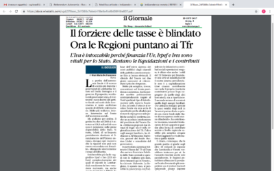 Il forziere delle tasse è blindato, ora le Regioni passano ai TFR