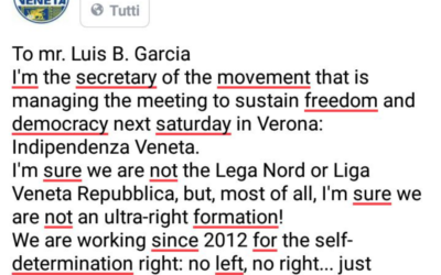 Risposta di Massimo Vidori alle insinuazioni senza fondamento del giornale “La Vanguardia”